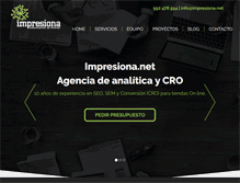 Tablet Screenshot of impresiona.net